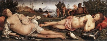  Cupid Canvas - Venus Mars and Cupid 1490 Renaissance Piero di Cosimo